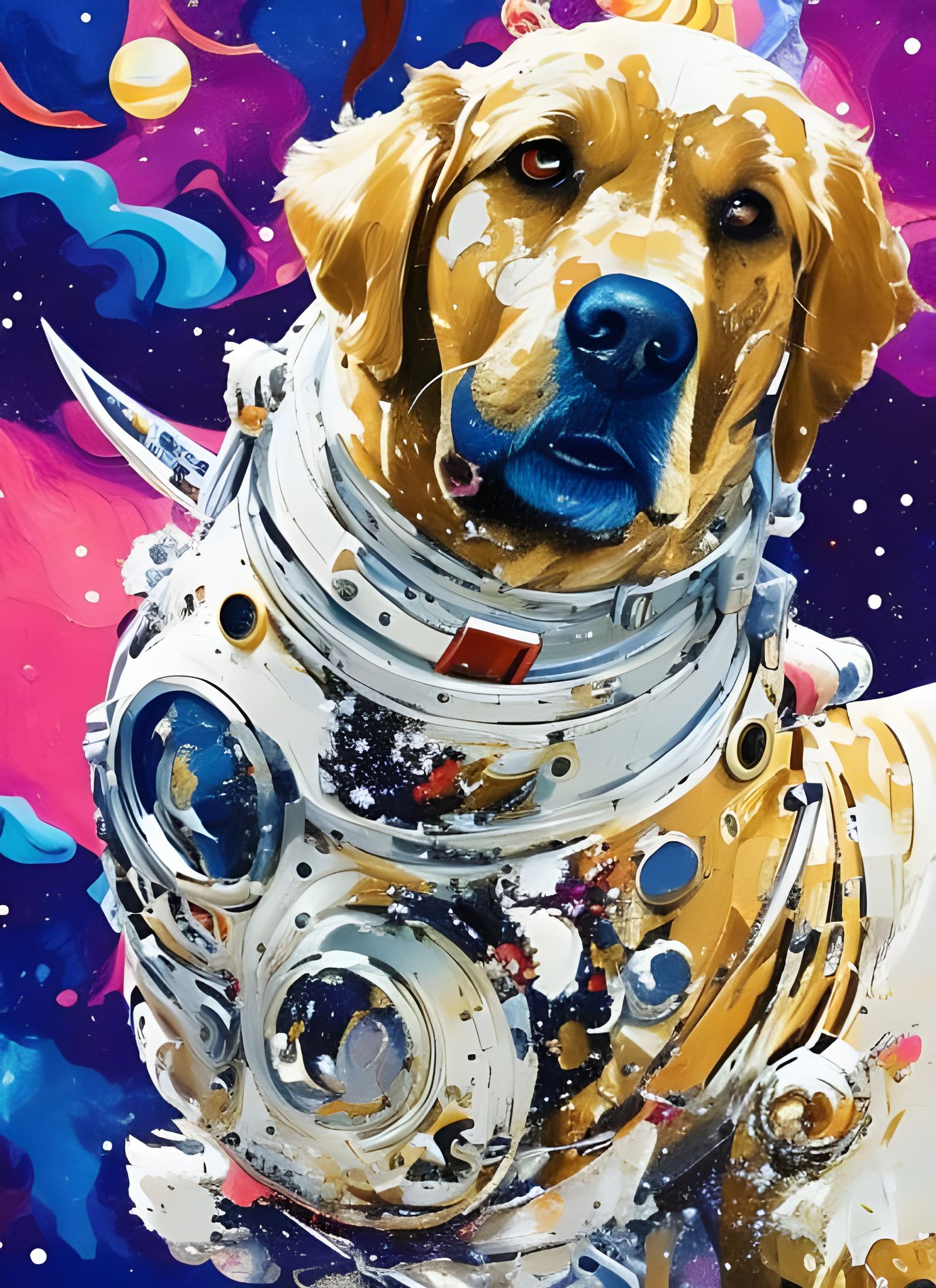 Cosmo the Space Dog  by @Some Guy Named David