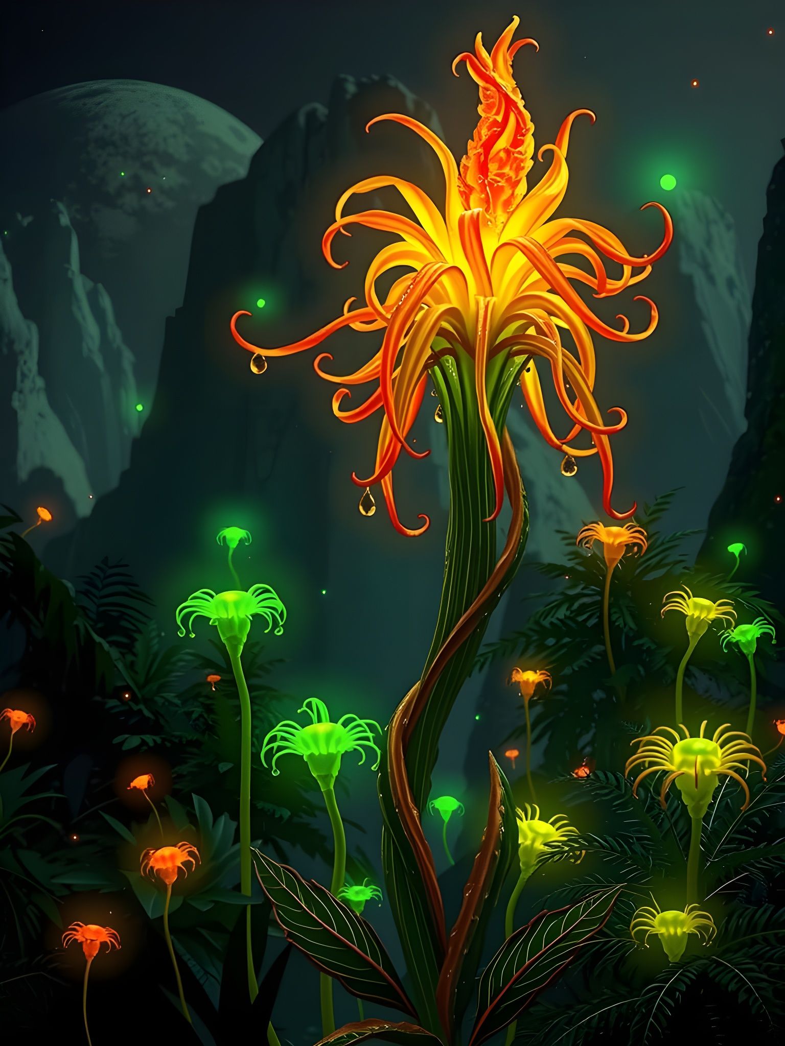 Alien flower  by @Lucy