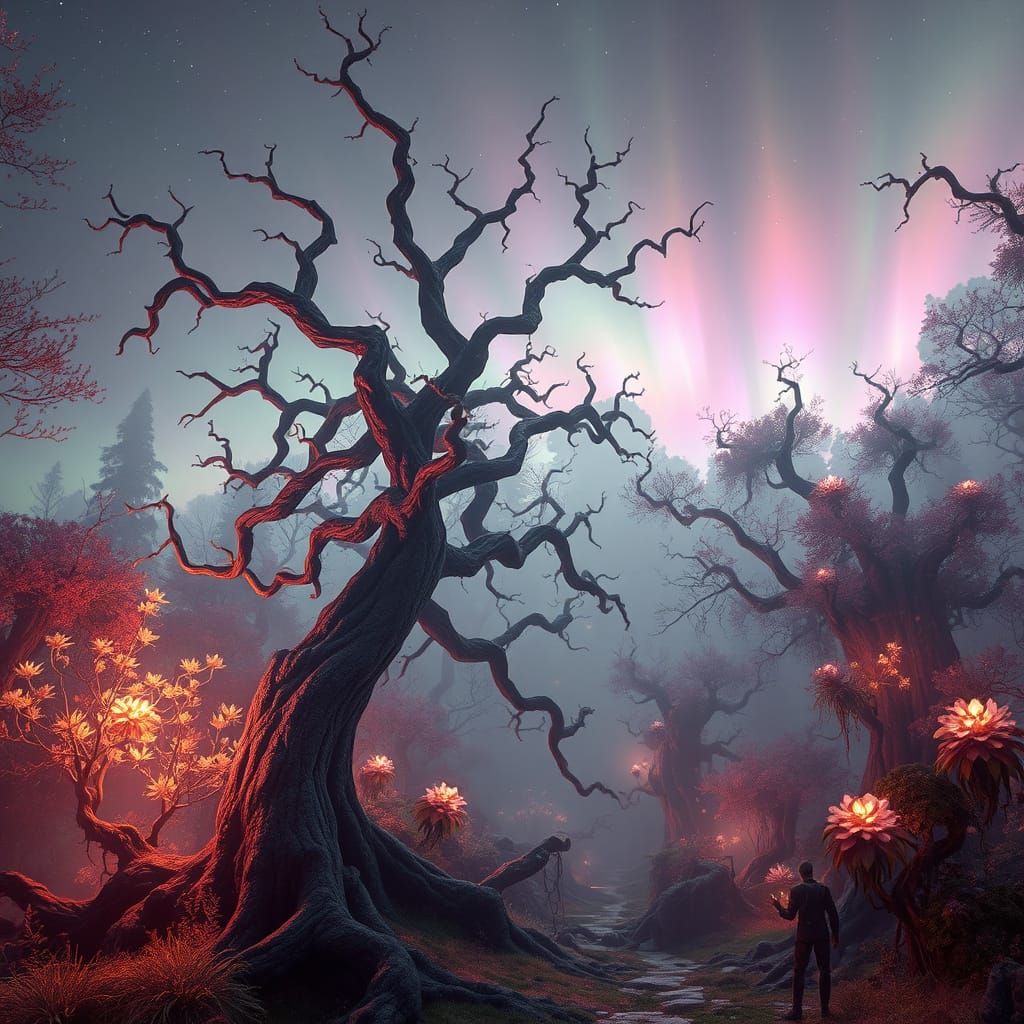 Enchanted Forest Dreamscape in Hyper-Realistic Style