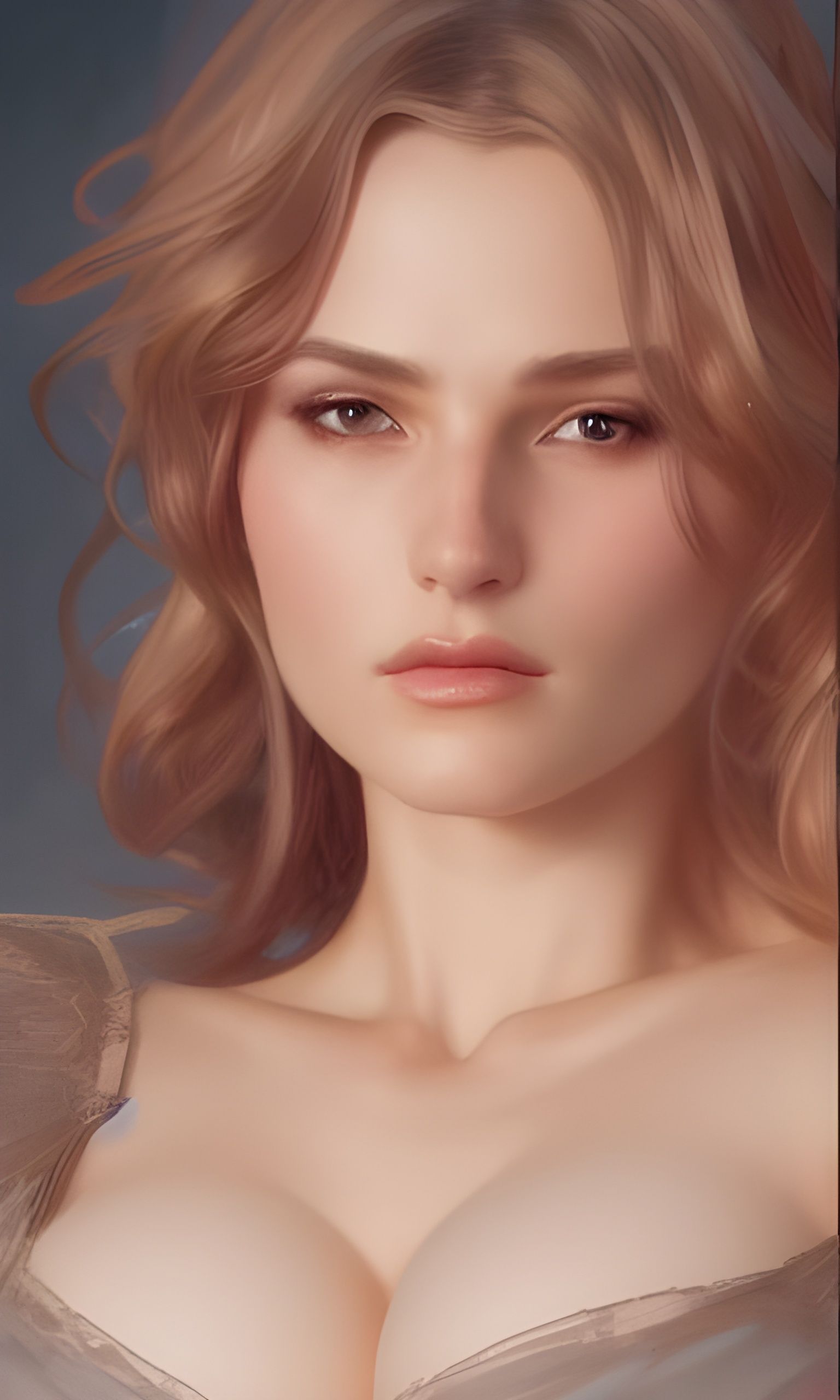 Pretty woman ultra realistic portrait