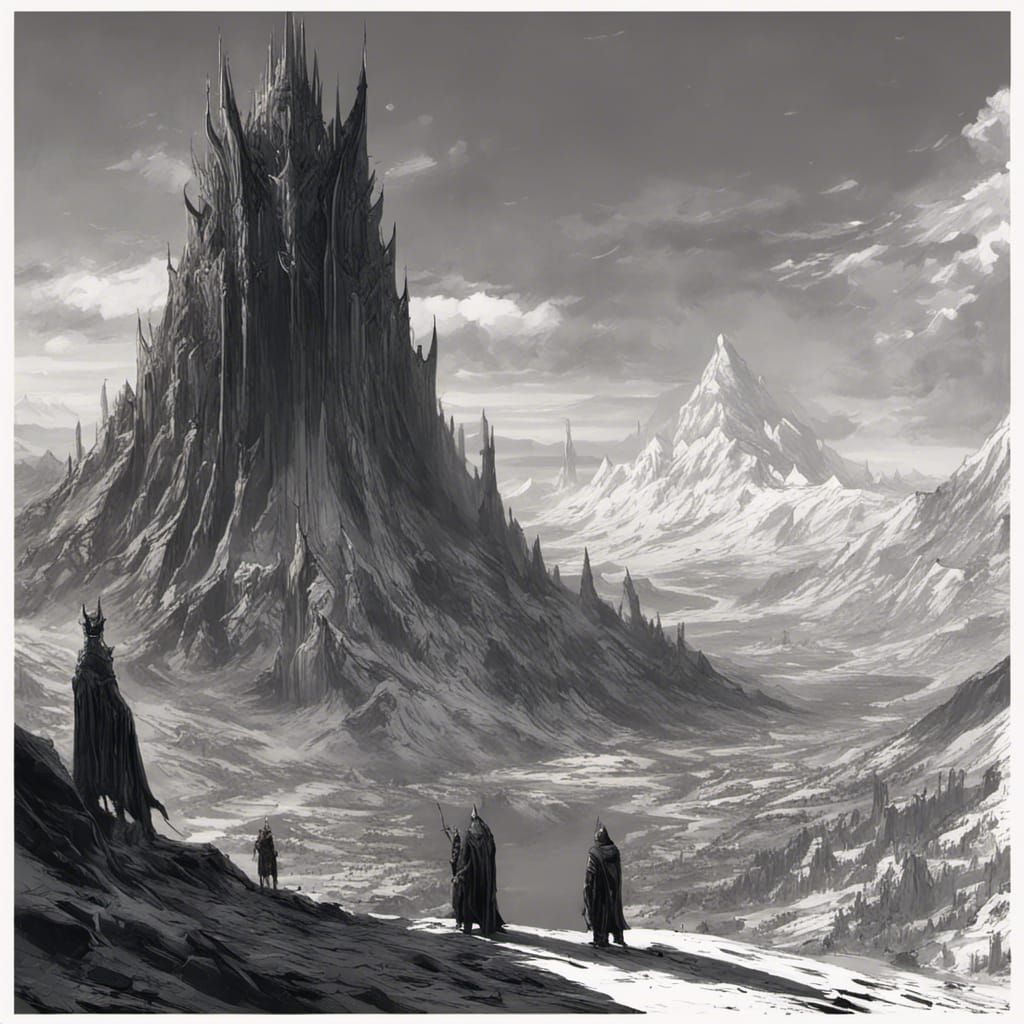 Manwë And Morgoth Meet For The Last Time  