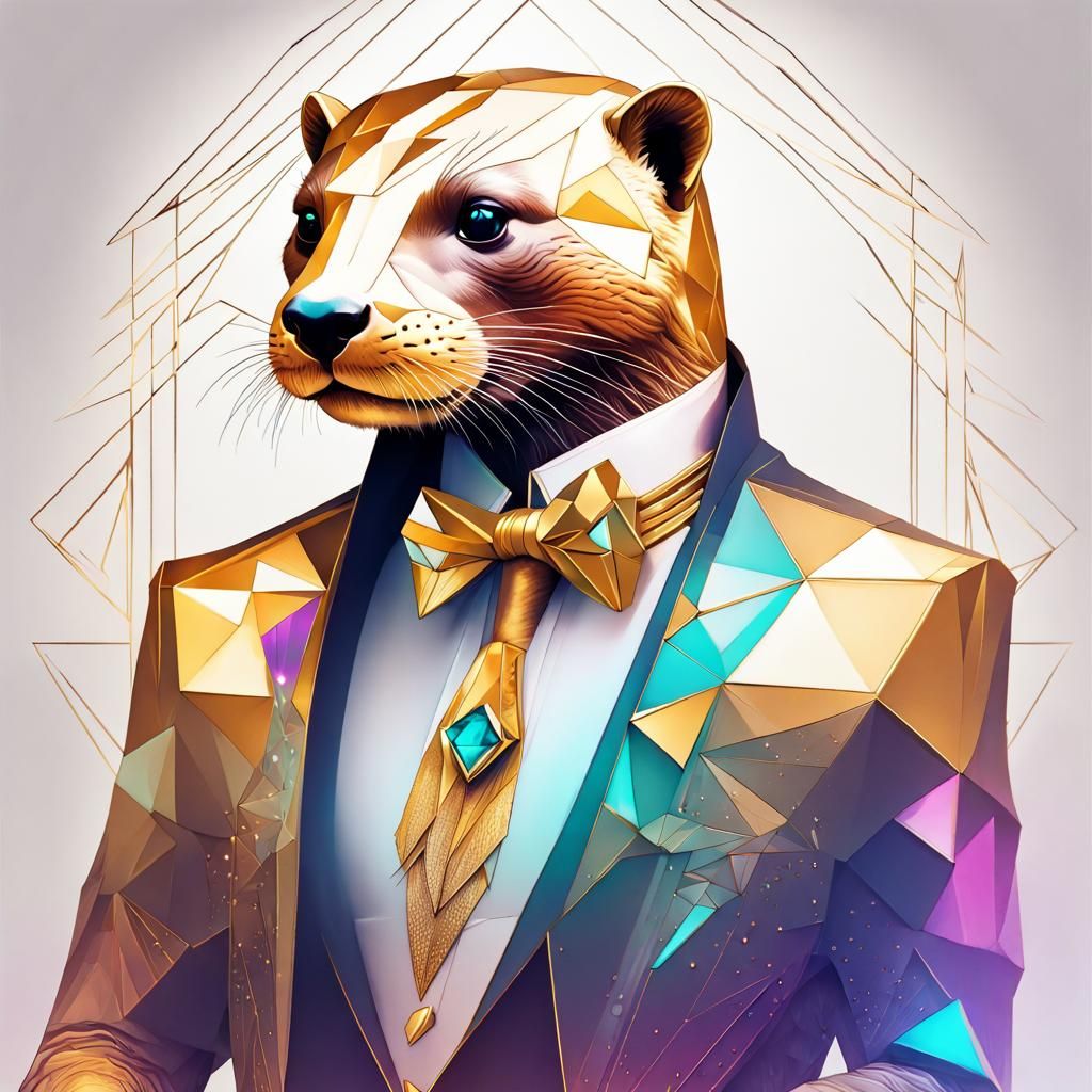 Fancy Otter 2 - AI Generated Artwork - NightCafe Creator