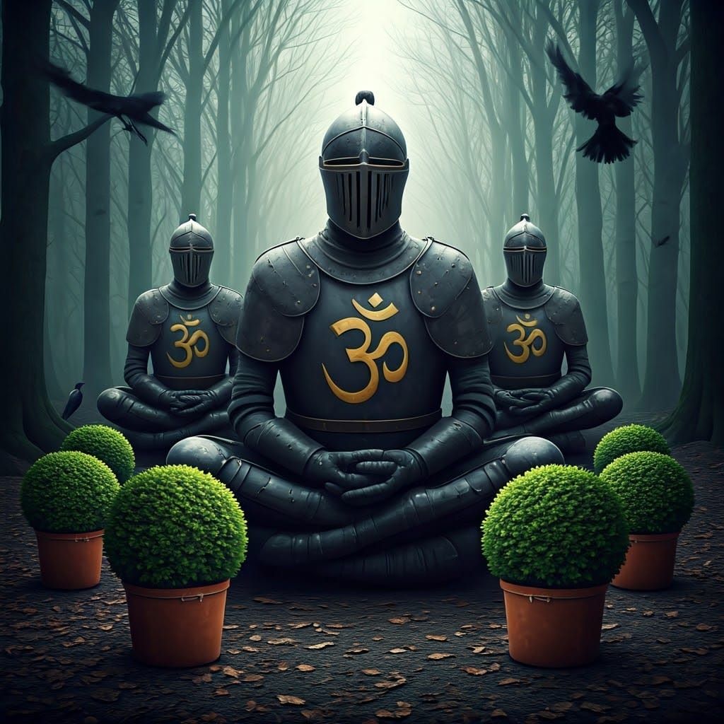Om-ni-goth-i-cus: The goth mindfulness meditative chant of the Knights Who Say Ni  by @Triangulus