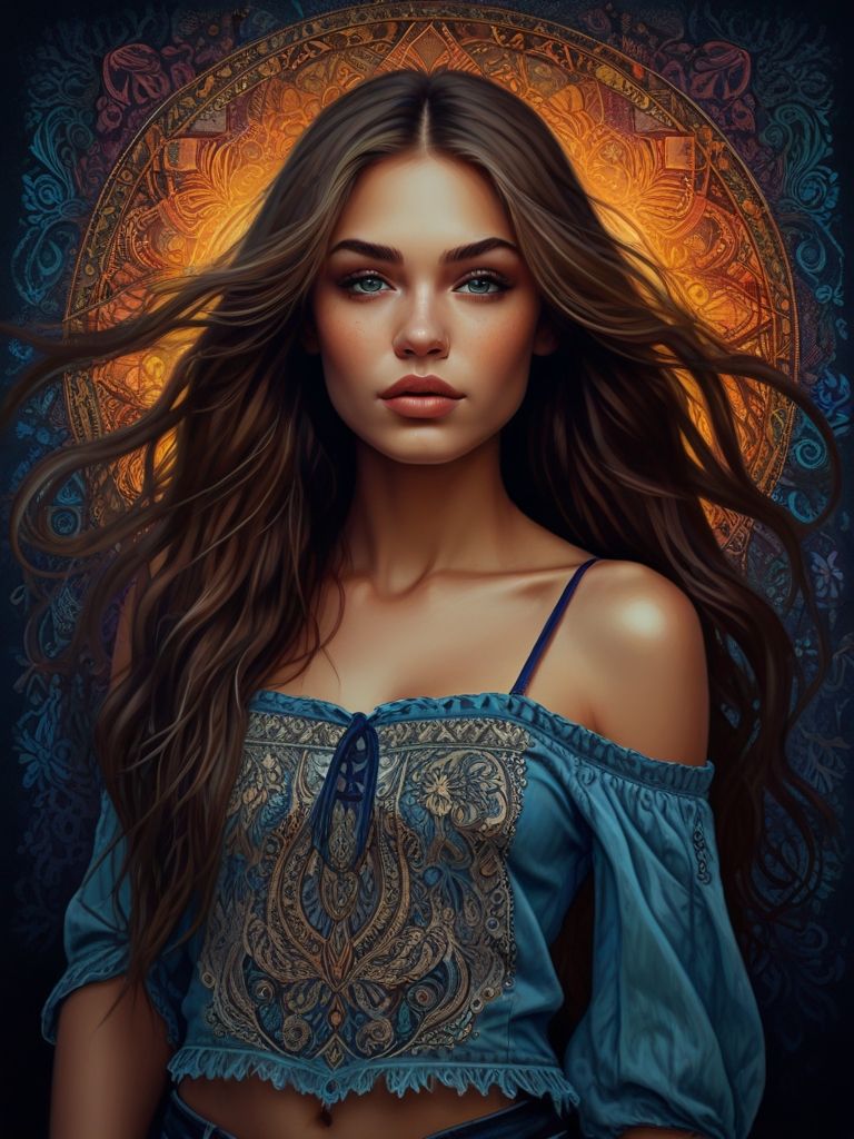 Charlotte in a Mandala Haze