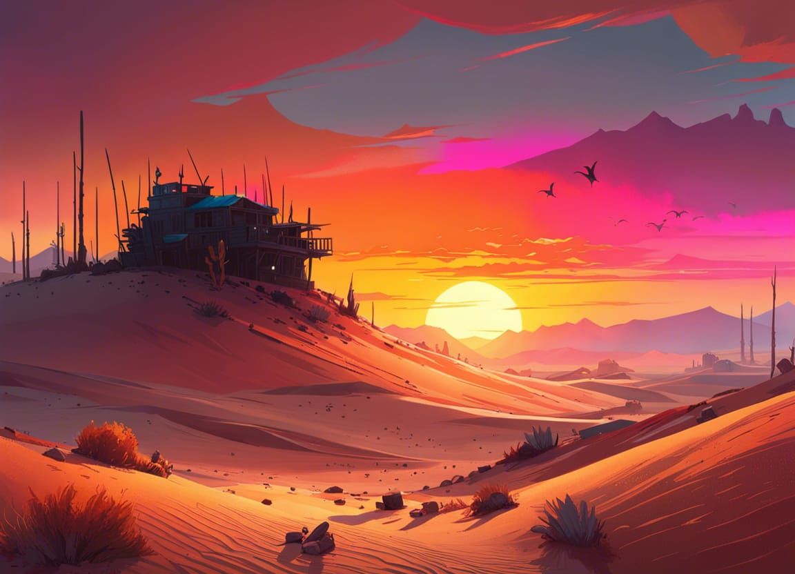 Sunset Dunes  by @Seivitae