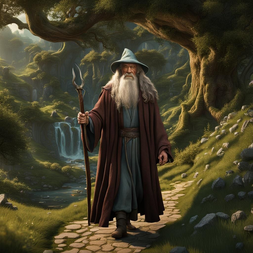 Gandalf Heading To The Shire