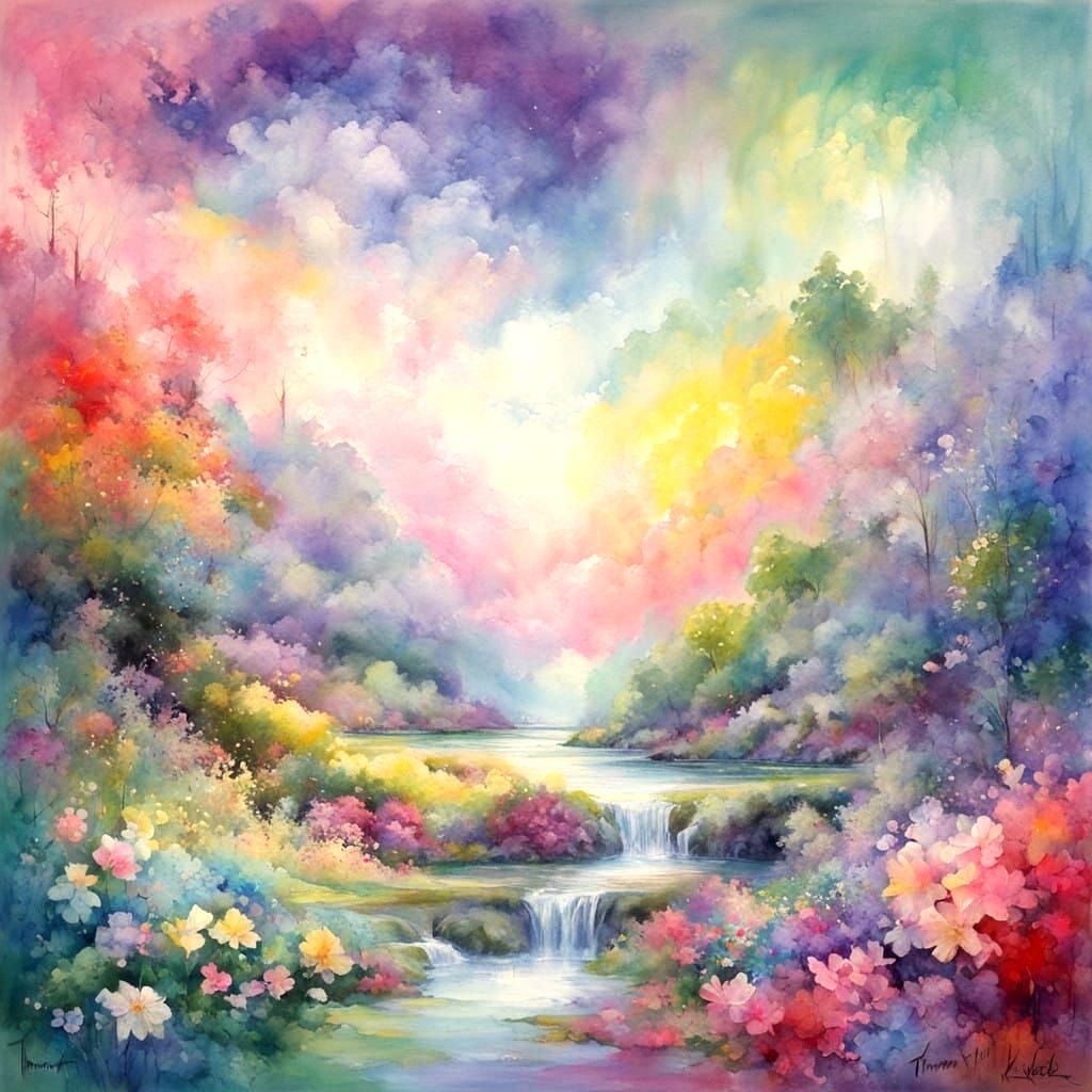 Ethereal Whimsy in Pastel Hues