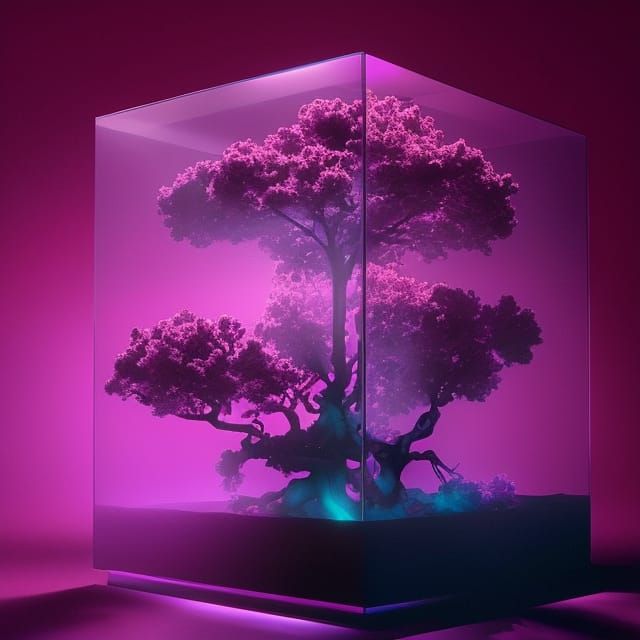 Synthetic Grove  by @Lilac Landscapes
