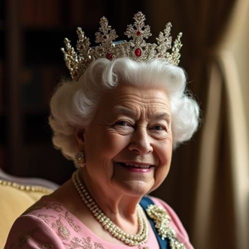 Queen Elizabeth IIwearing the Imperial State Crown