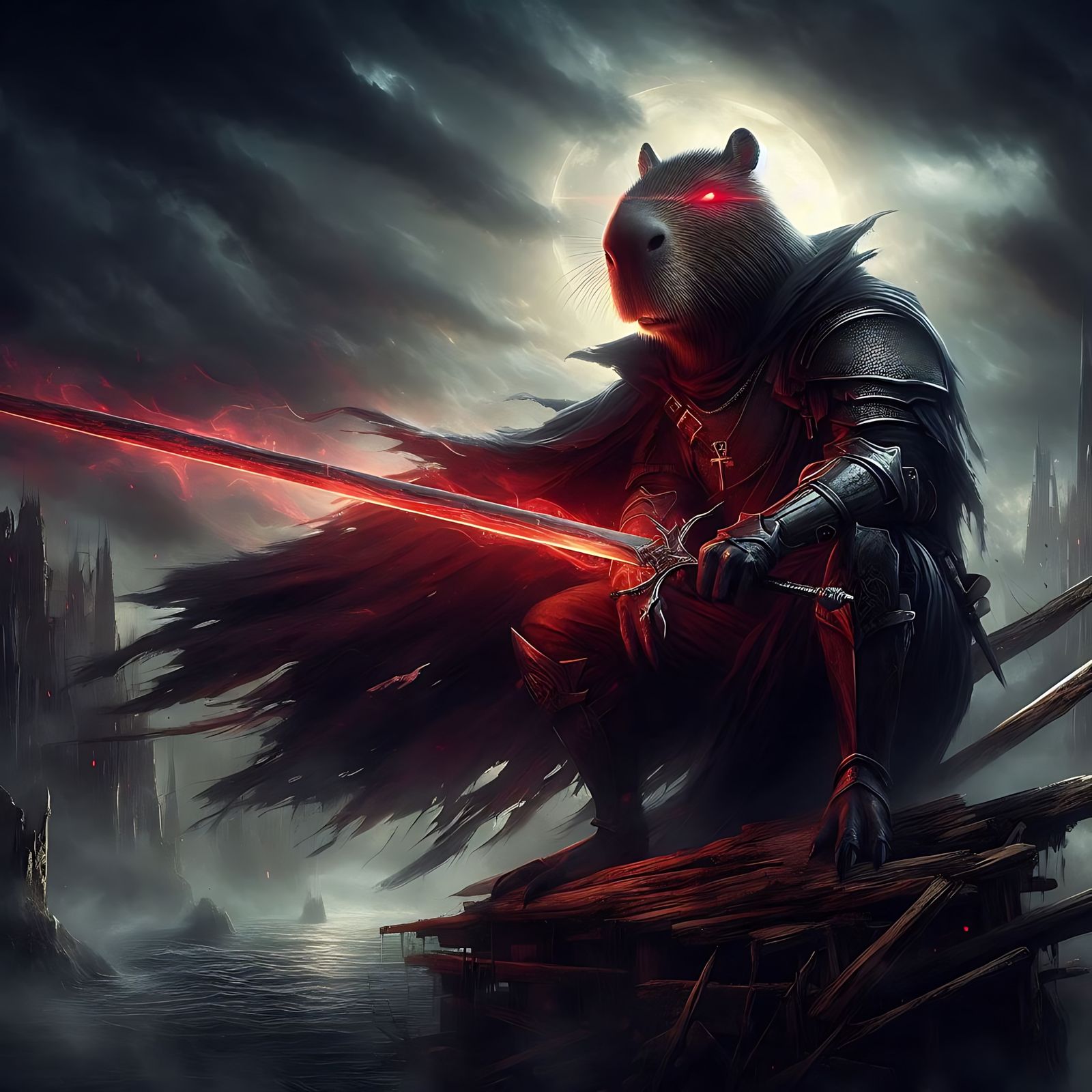 Dark Capybara Invader (Uploaded)