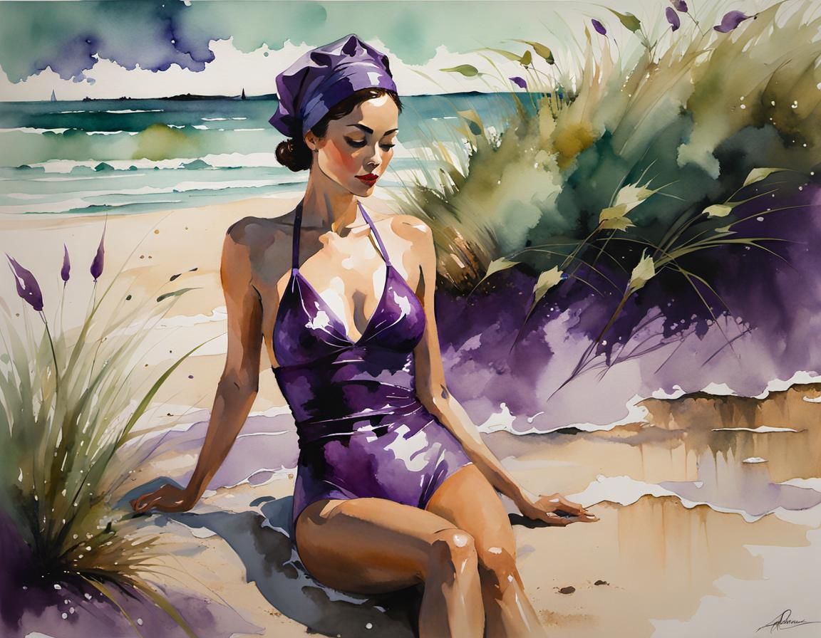 A Day At the Beach  by @Regent of Westie-ros 