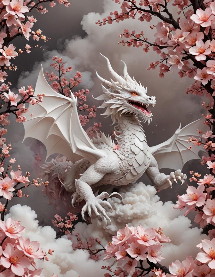 Kirigami Dragon