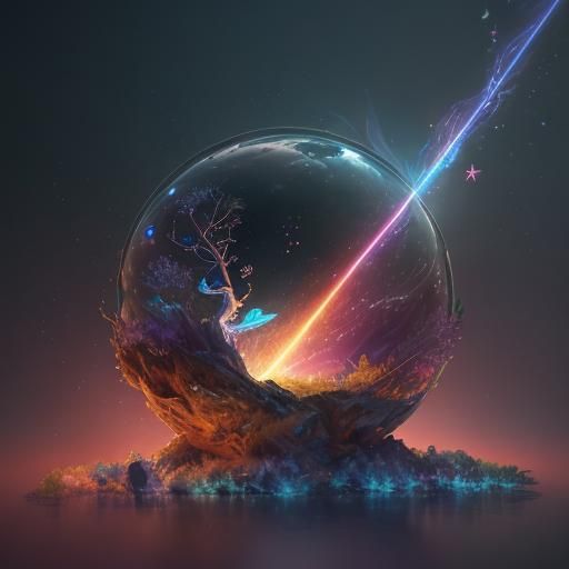 Crafting a mesmerizing image: a 3D ⚫ ballet in a starry 🌌 c...