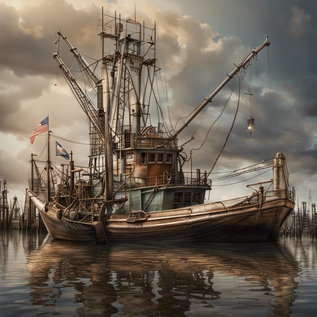 American Fishing Boat (Industrial Age)  by @Retropius