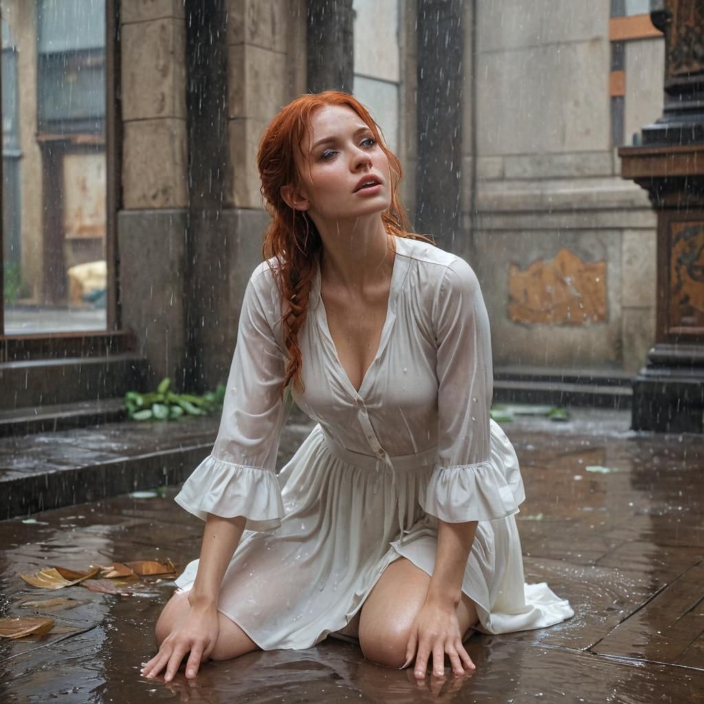 Rainy ruin