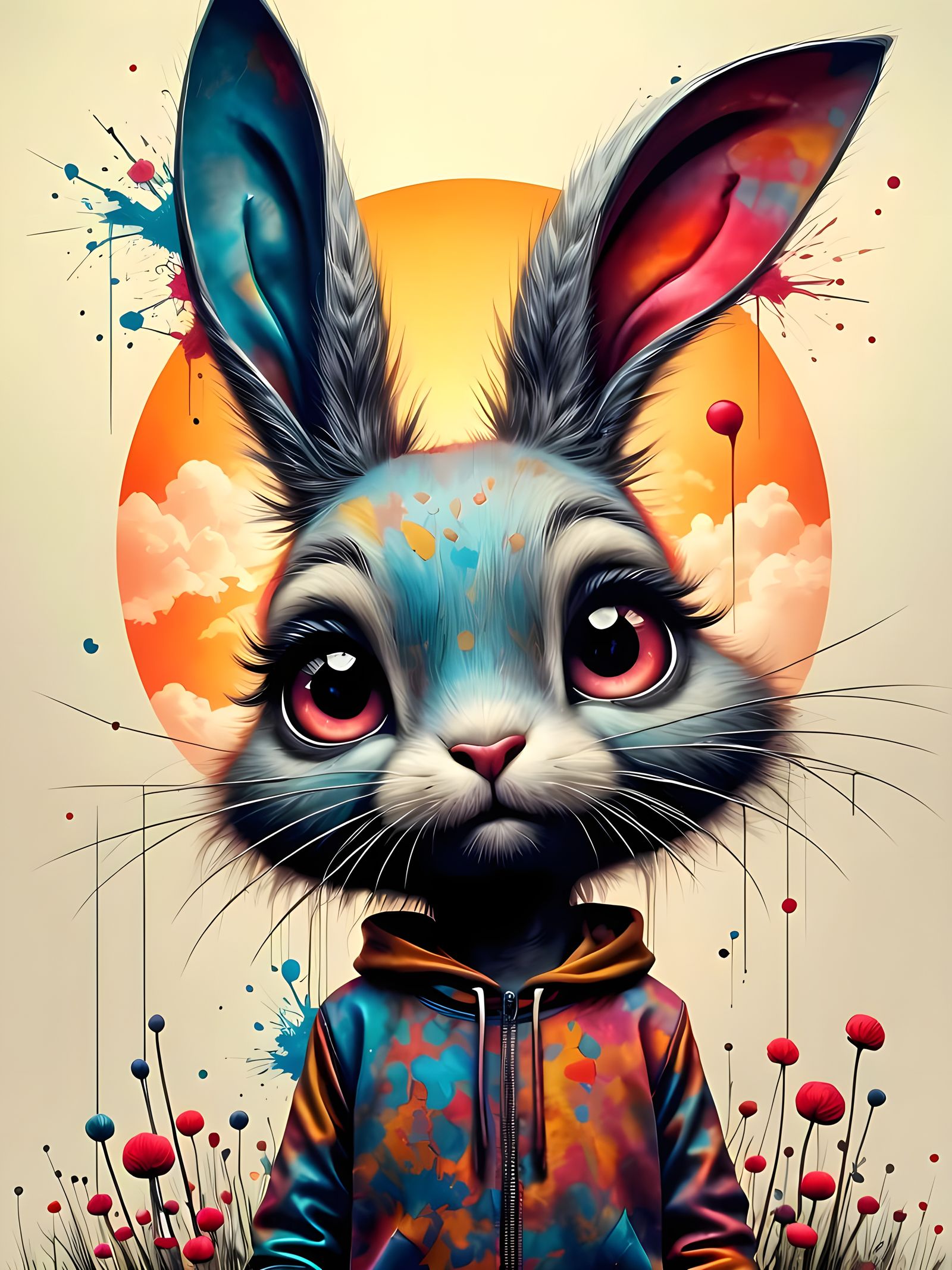 Alice's bunny's pop style in Wonderland  by @onyxx