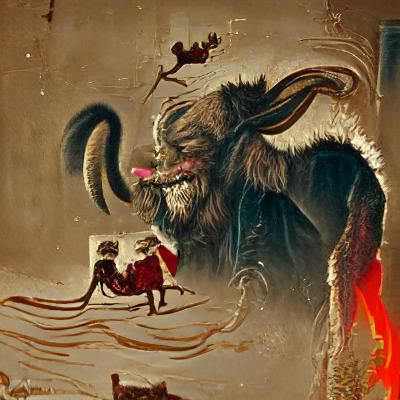 Krampus is just Santa without the Milk and Cookies