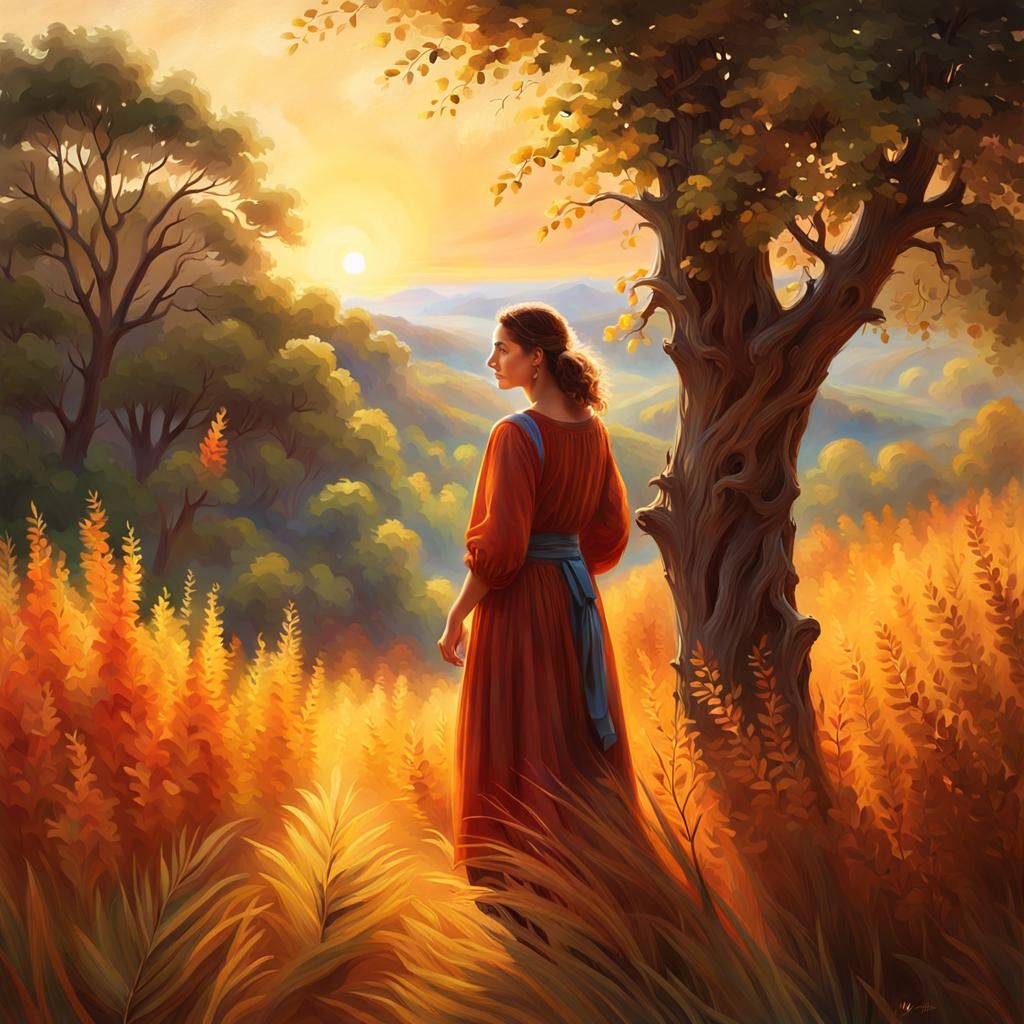 Israeli Landscape in Hyperrealistic Digital Painting