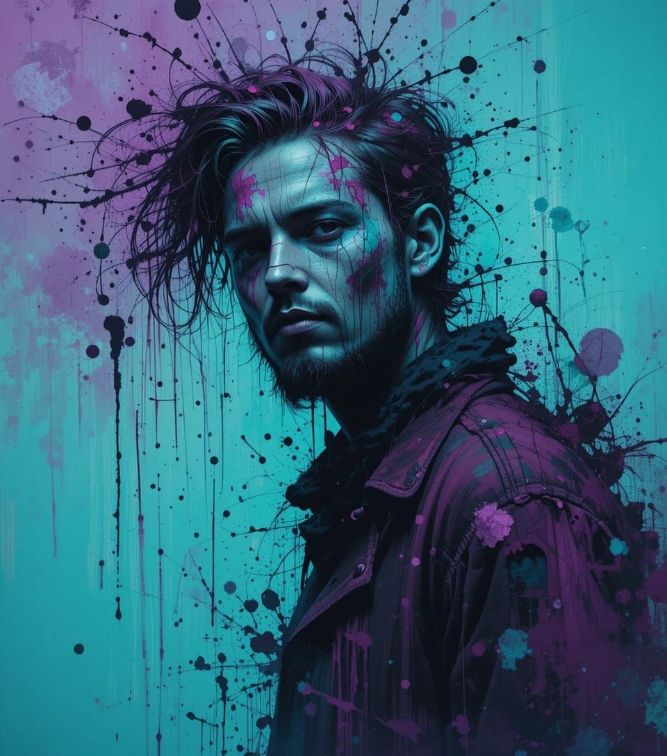 Male artistic portrait