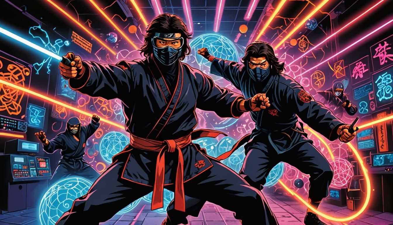 Set in the vibrant and eccentric 1980s, "Atomic Ninja"