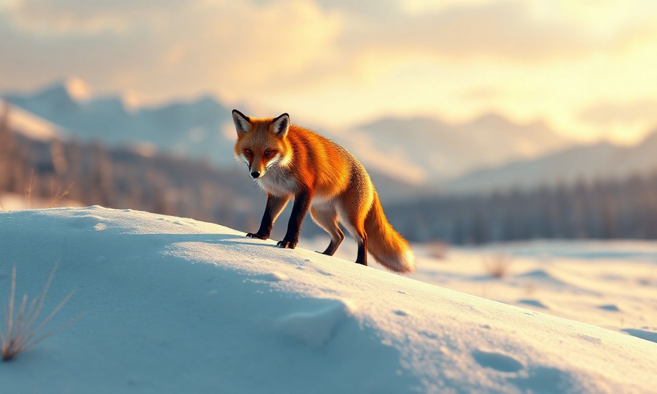 Winter fox