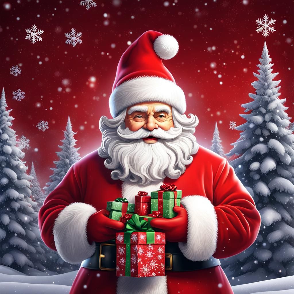 Santa - AI Generated Artwork - NightCafe Creator