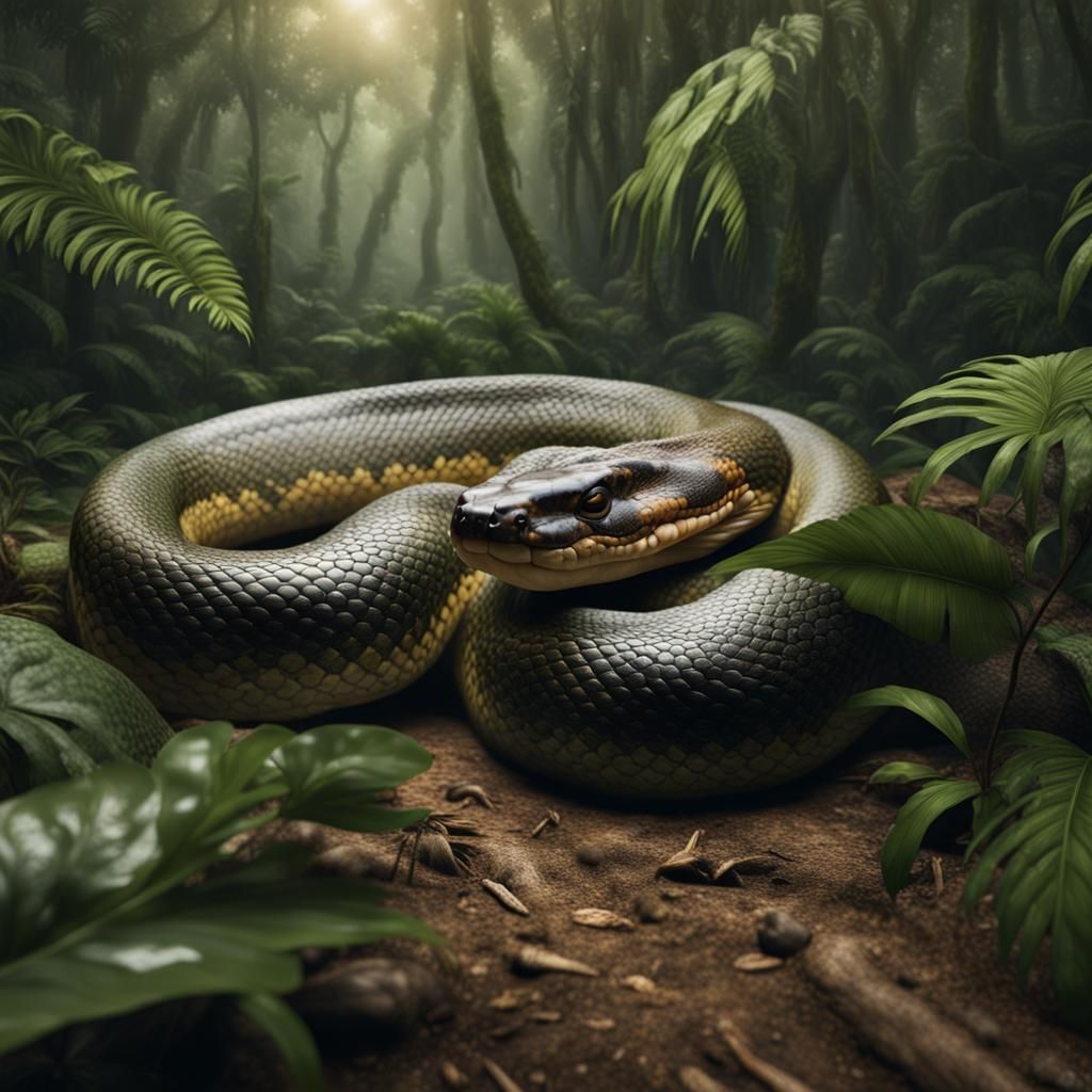 ai cant do snek - AI Generated Artwork - NightCafe Creator