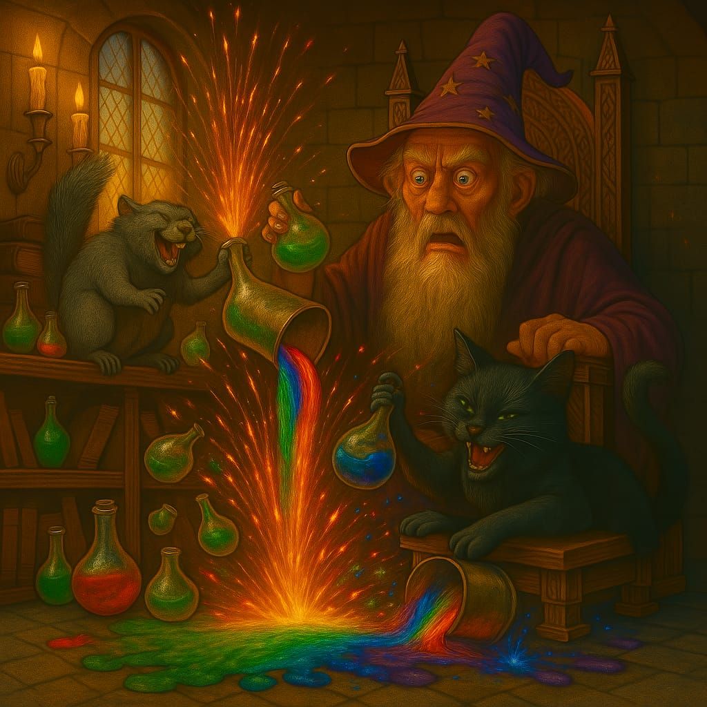 Albus and the squirl competition to see who is the most misc...