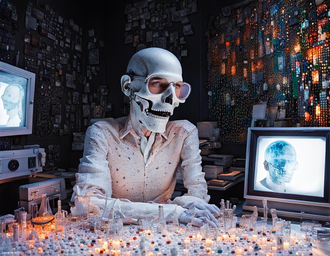 Surreal Hallucinatory Transformation in Modern Abstract Styl...