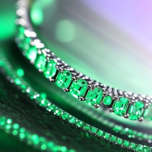 emerald gemstone close up shot AI Generated Artwork NightCafe Creator