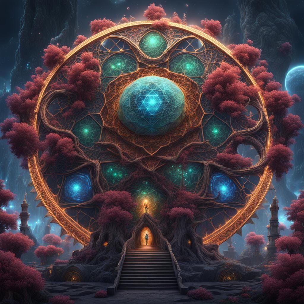 Goddess nature sacred geometry 
Alien lifeforms