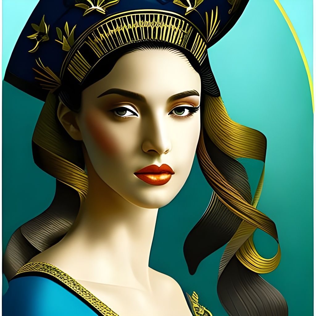 Portrait of a noble lady