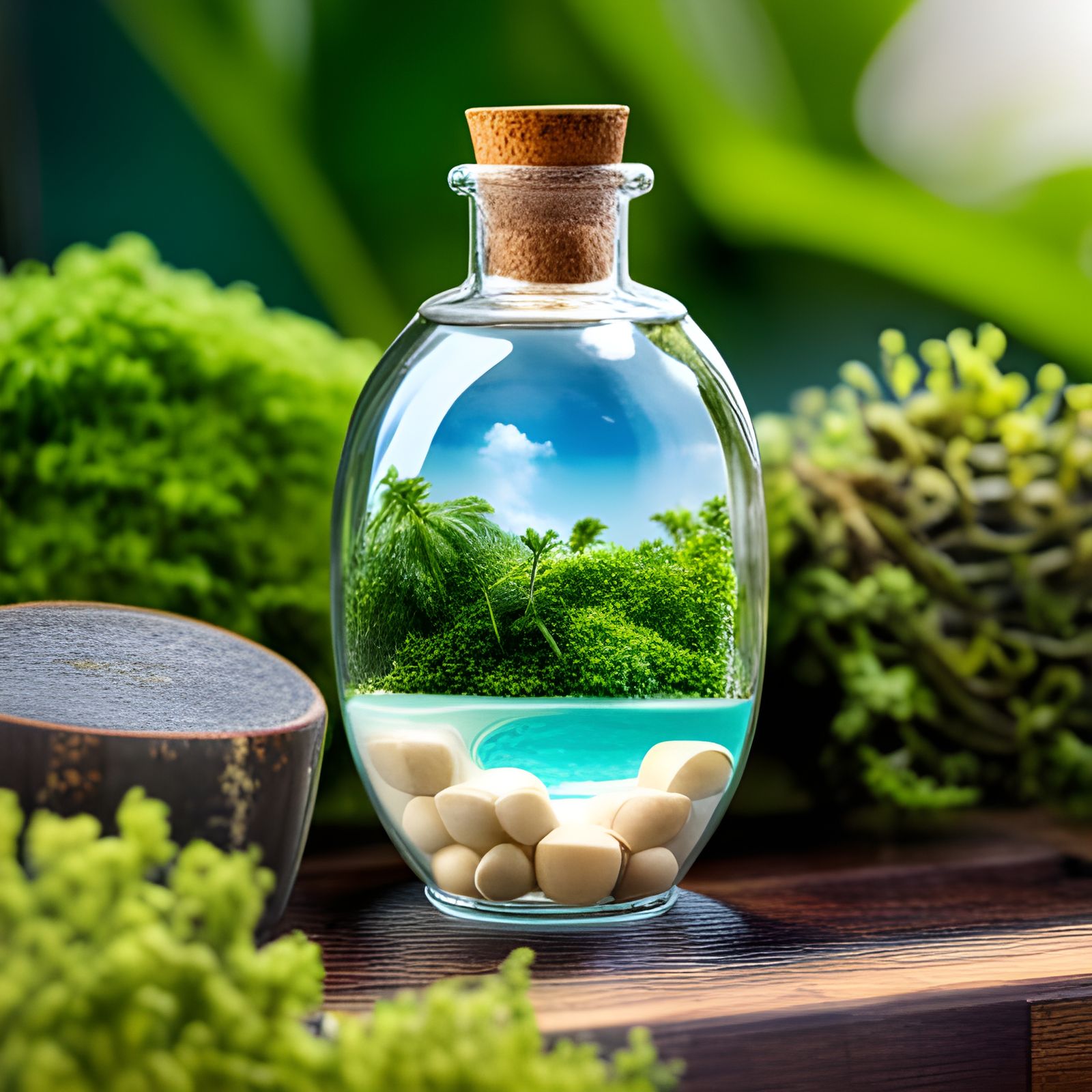 Beach in a Bottle  by @Alicia Hopkins