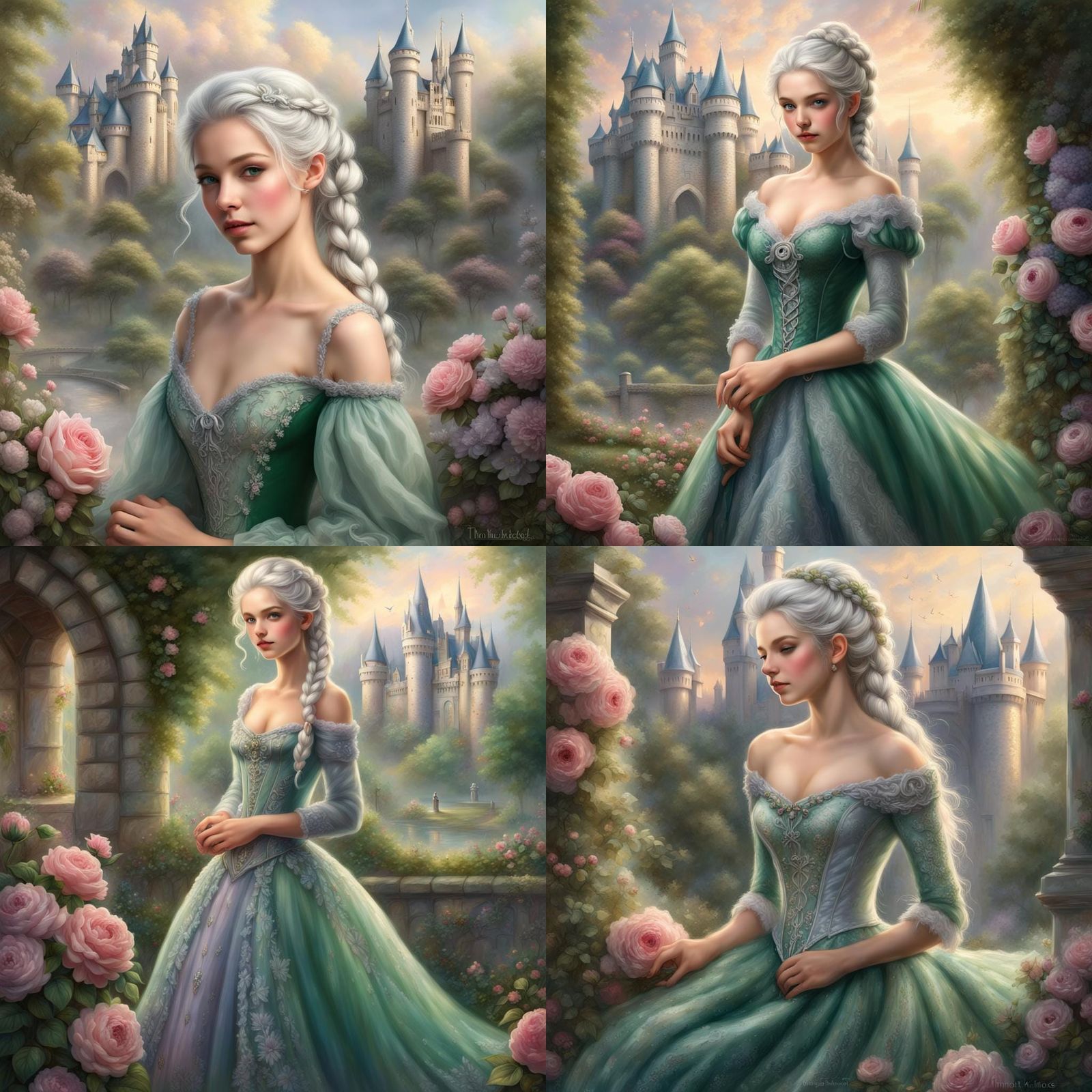 Targaryen princess - AI Generated Artwork - NightCafe Creator