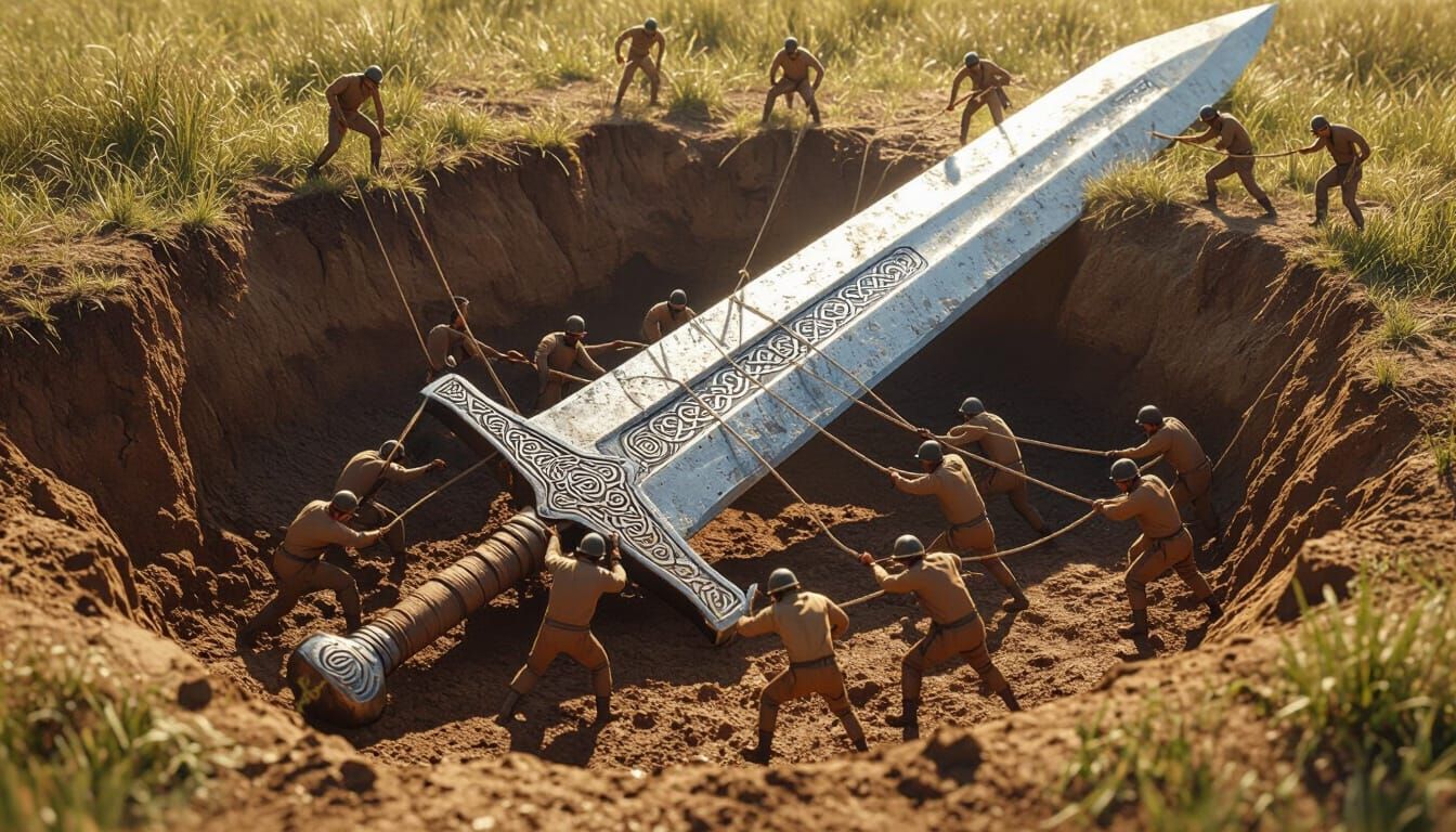 A Gigantic Sword is Discovered