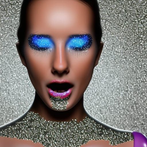 Artificial Intelligence eating glitter