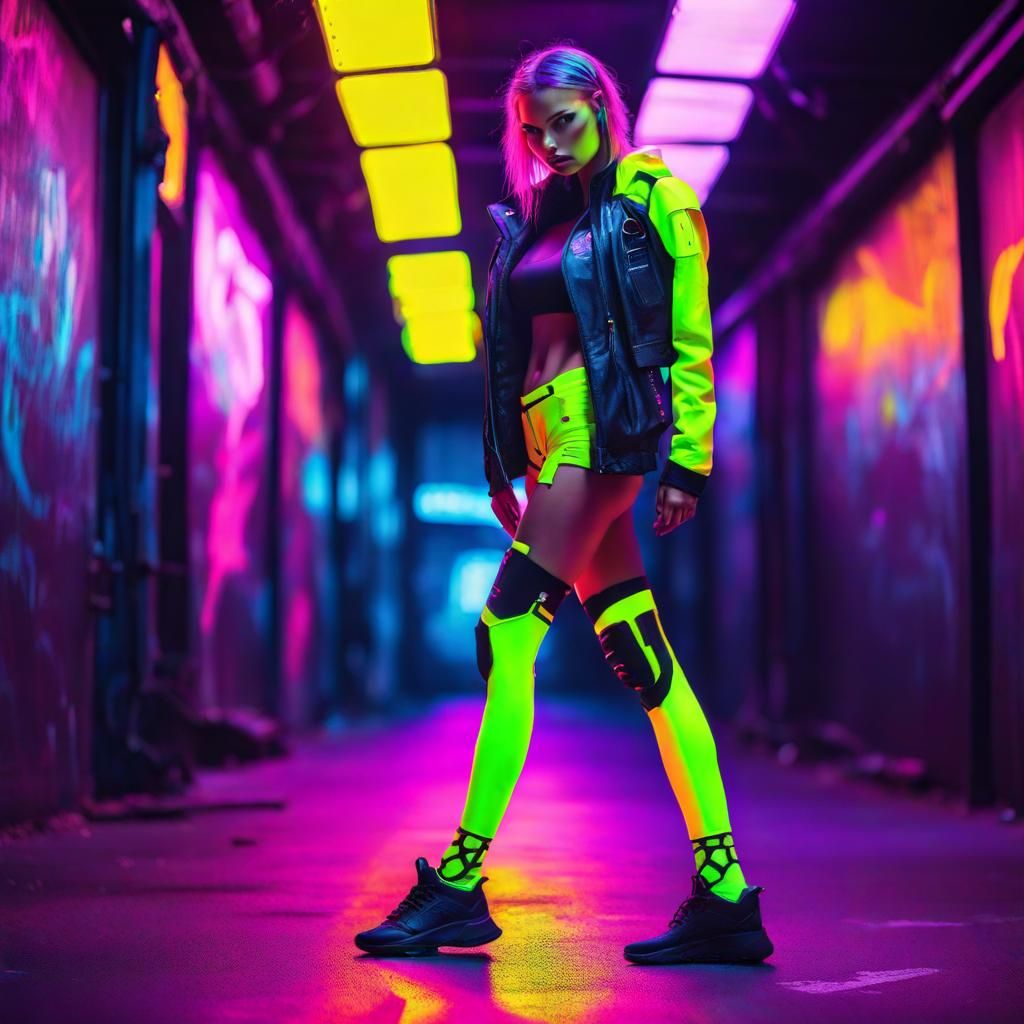 Neonpunk #1 - AI Generated Artwork - NightCafe Creator