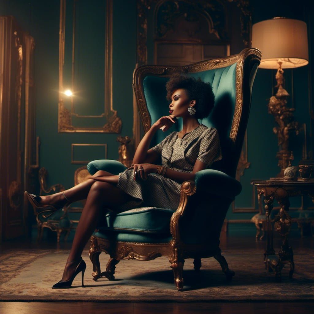 beautiful black woman