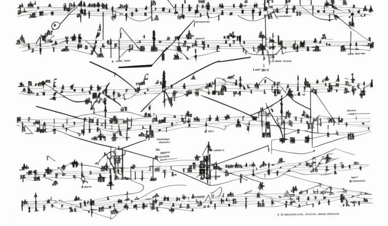 graphic score, graphic notation, experimental music notation...