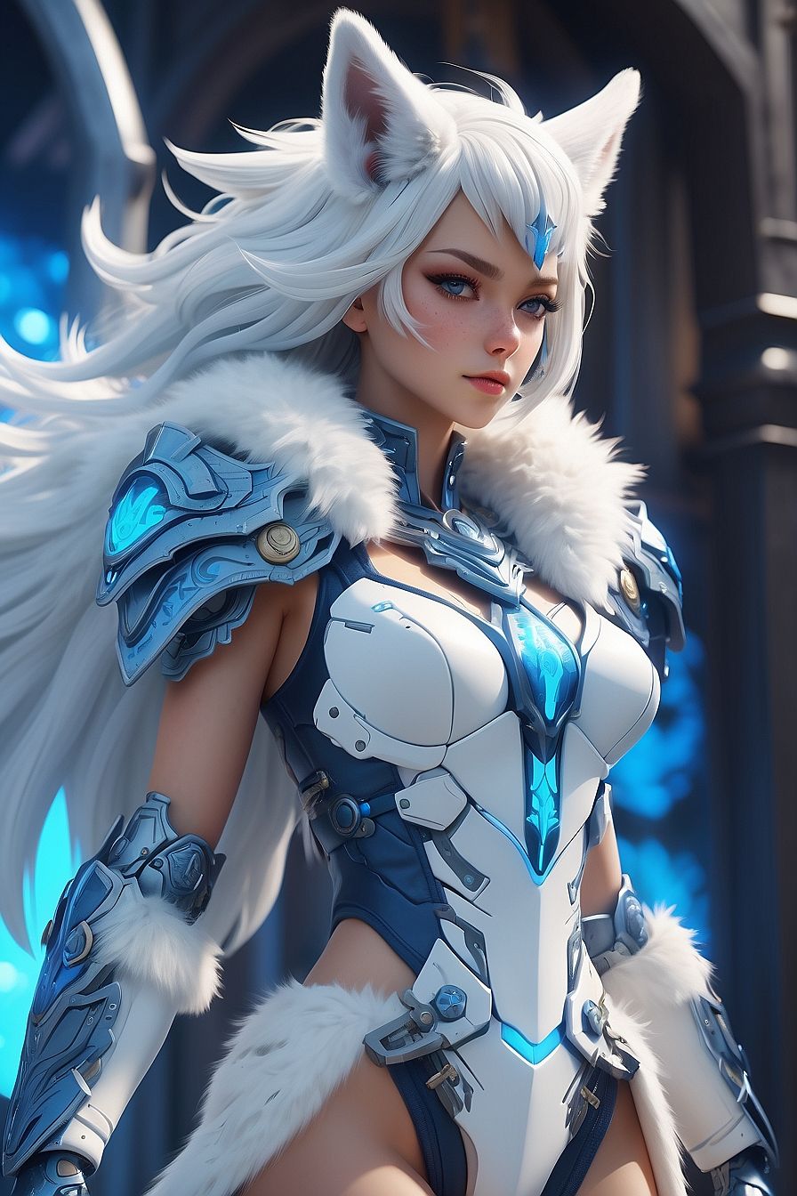 Pirate Werewolf Goddess 3 - Anime Style