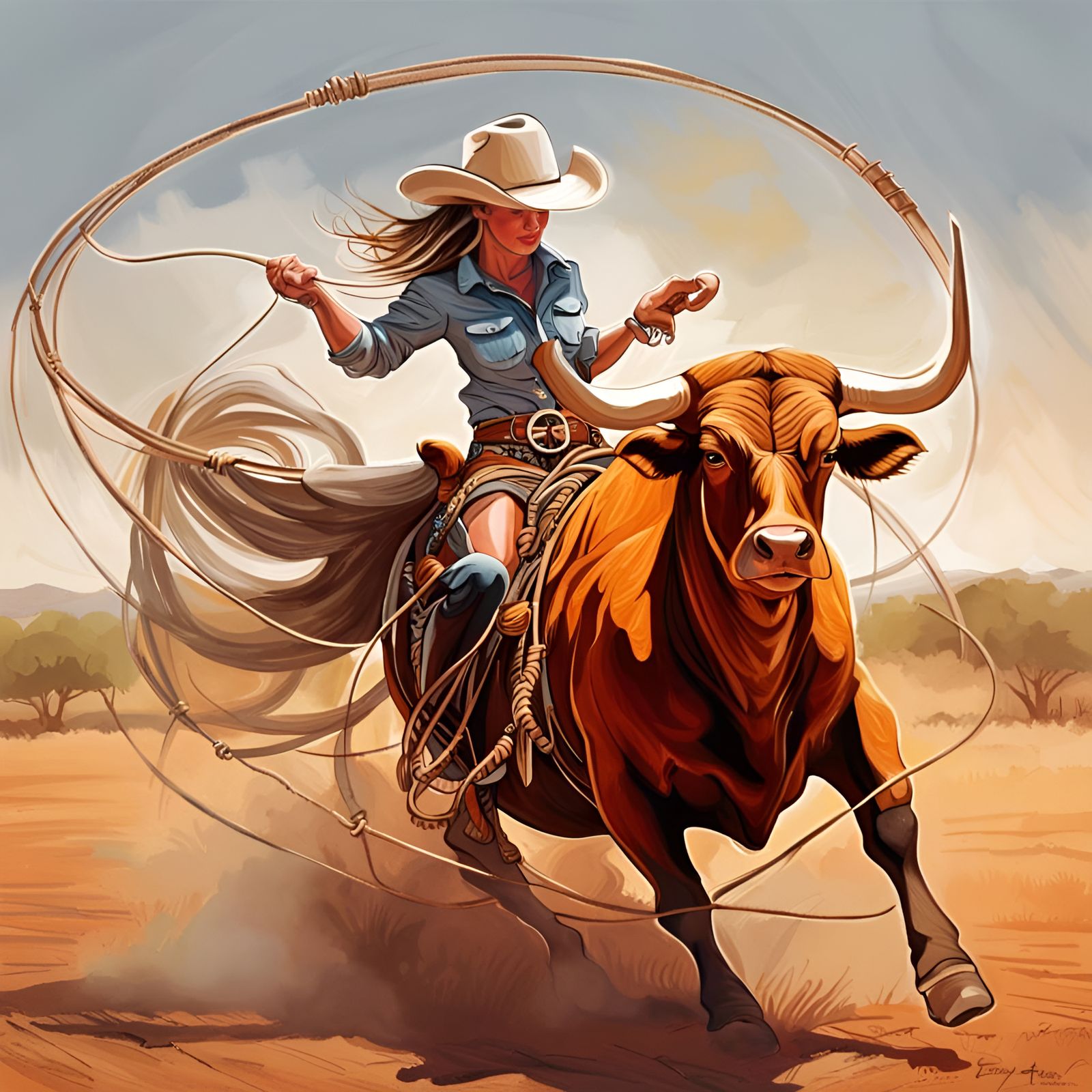 Cowgirl  by @Eldran Caves Ma