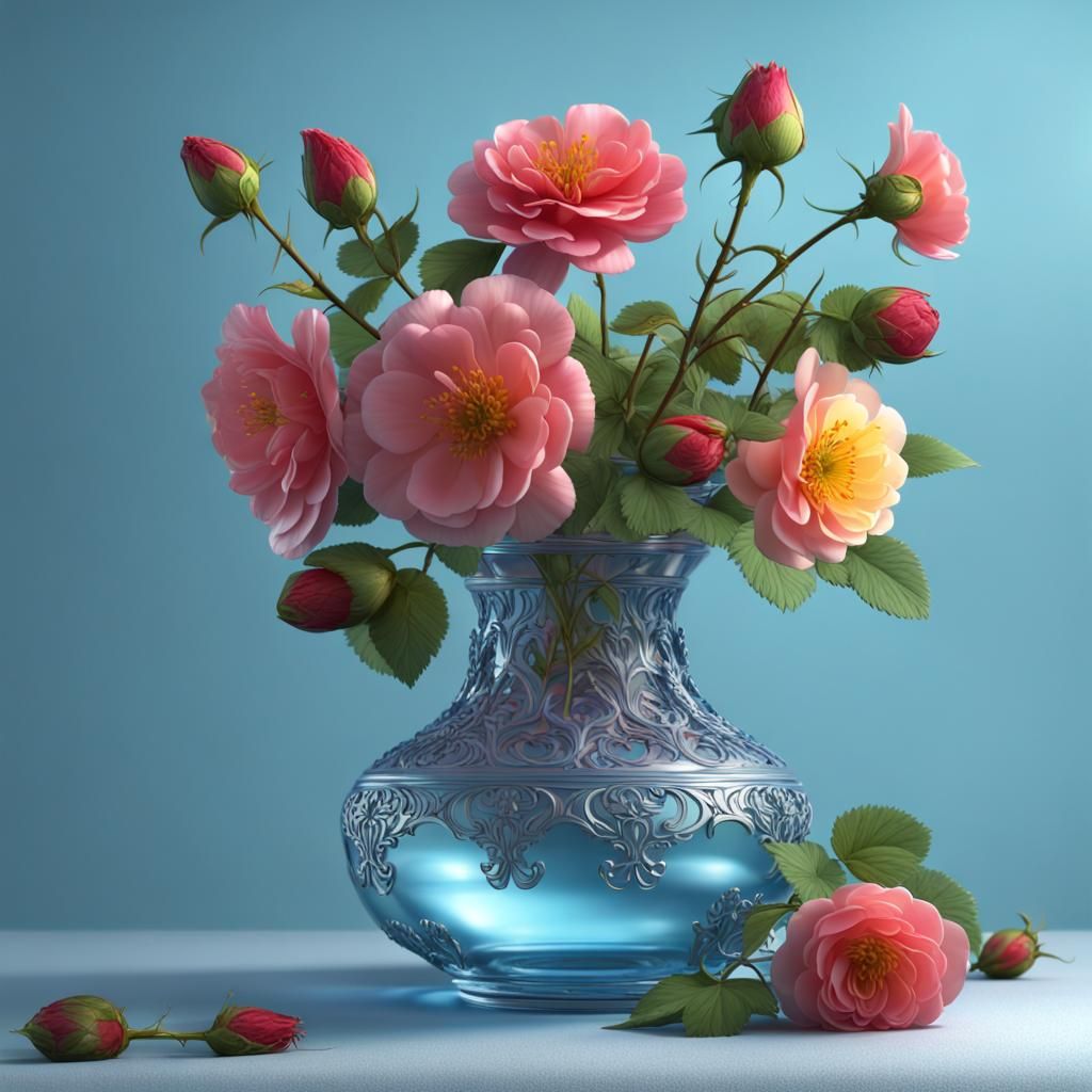 Beautiful Random Wild Roses