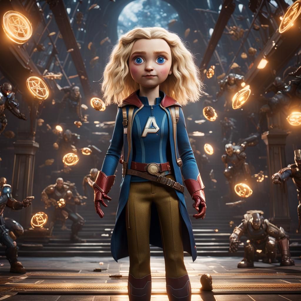 luna lovegood with marvel avengers