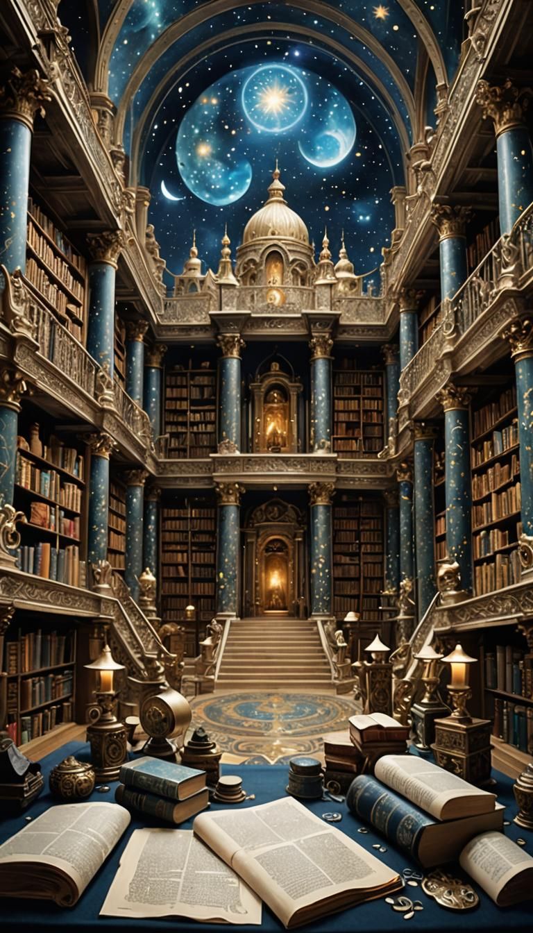 Library of Alexandria!!   by @Hit moments