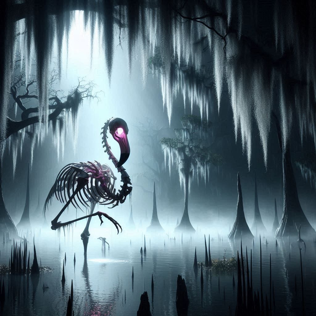 The pink glow of death