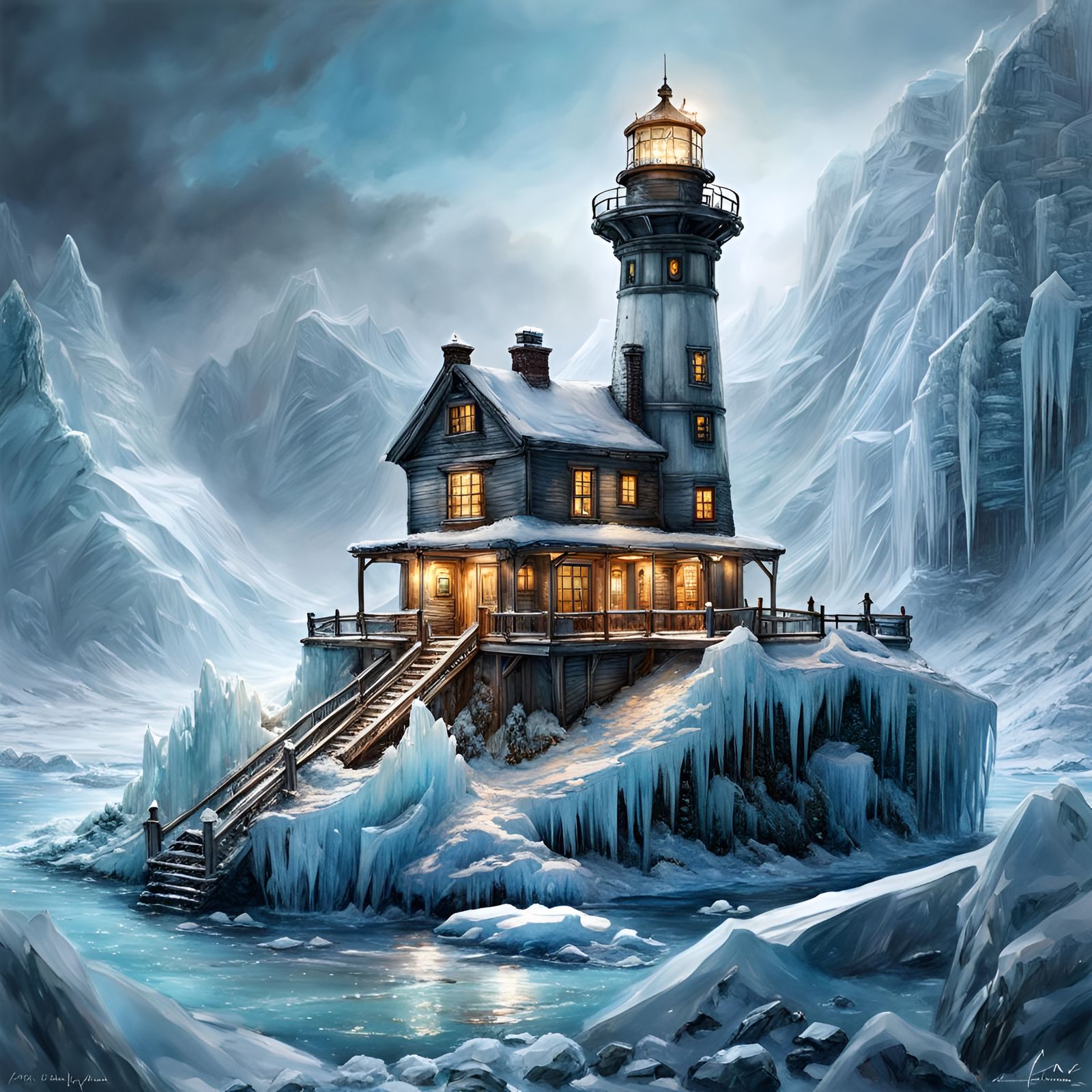 ICED LANDSCAPE  by @JustBubu