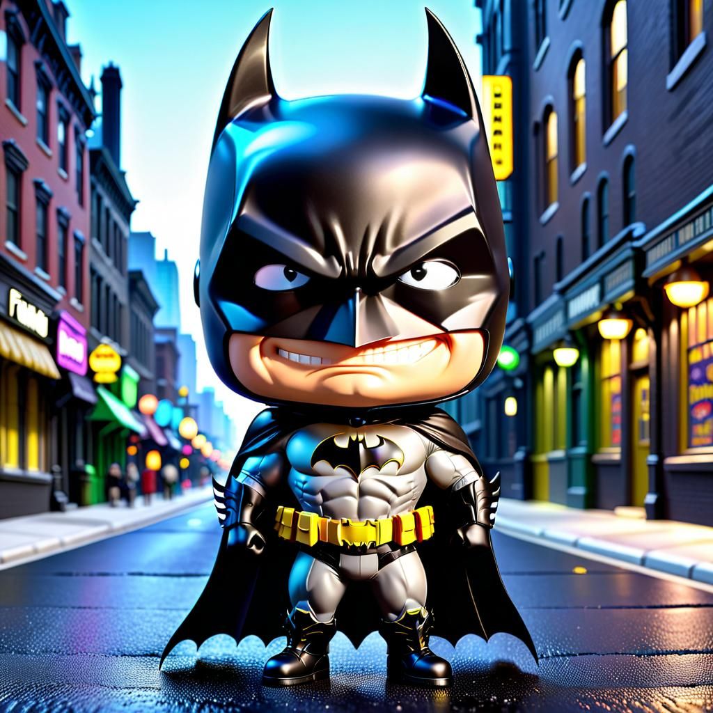 Batman rules  by @Ai-zombie