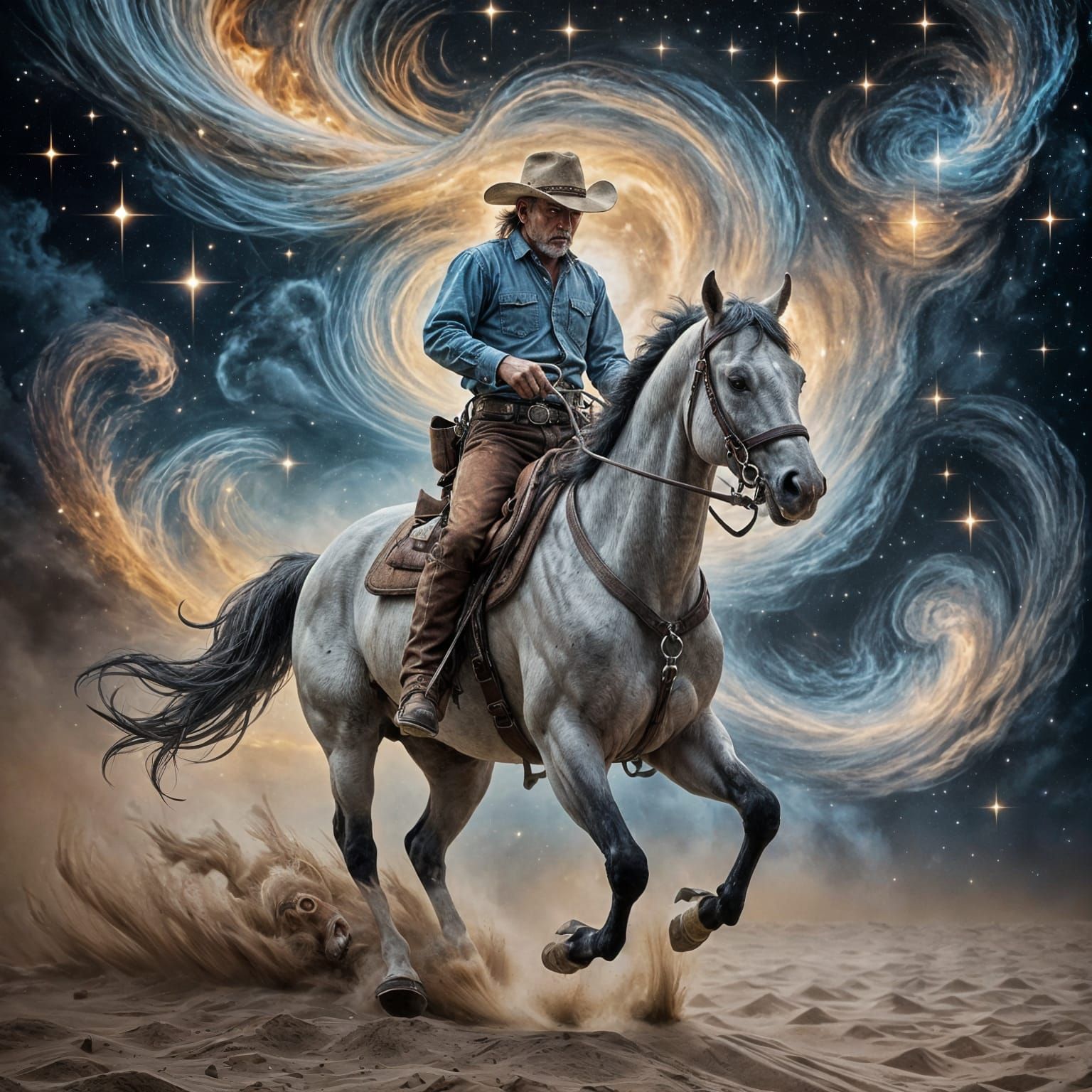 An old cowboy went riding out  by @Tilted25