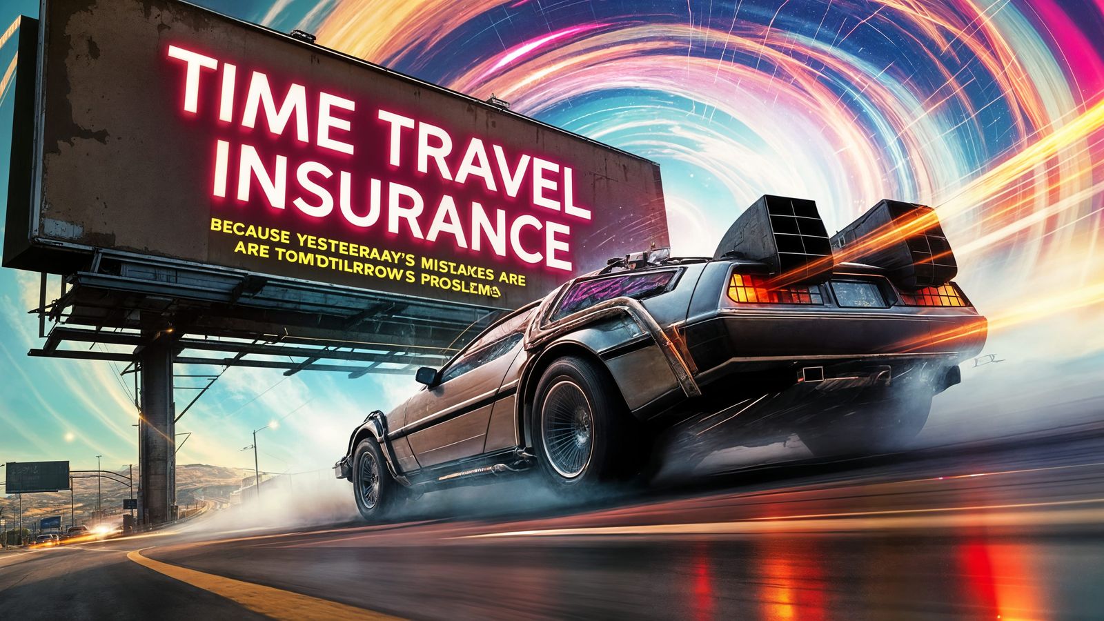 Time Travel Insurance - Because Yesterday's Mistakes Are Tomorrow's Problems  by @Bunnzo