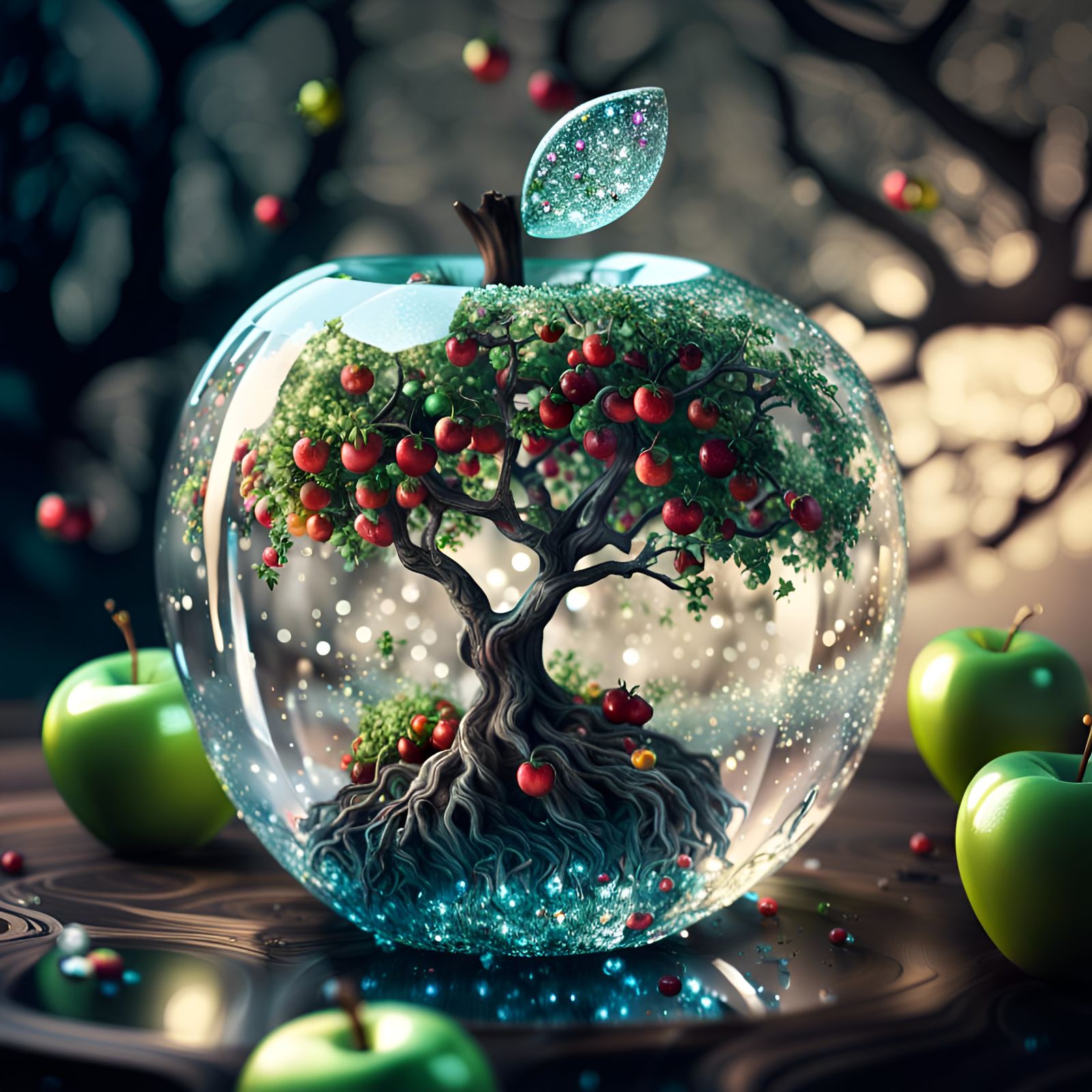 Apple tree in an Apple 👀